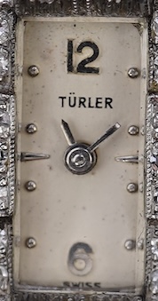 Türler, an Art Deco diamond cocktail watch, 1930s